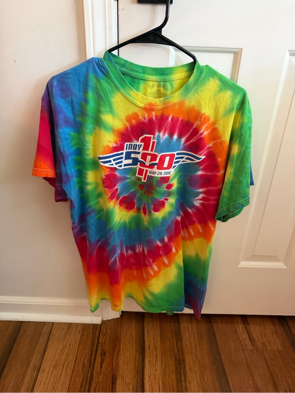 Indy 500 100th Anniversary Tie-Dye Short Sleeve Tee